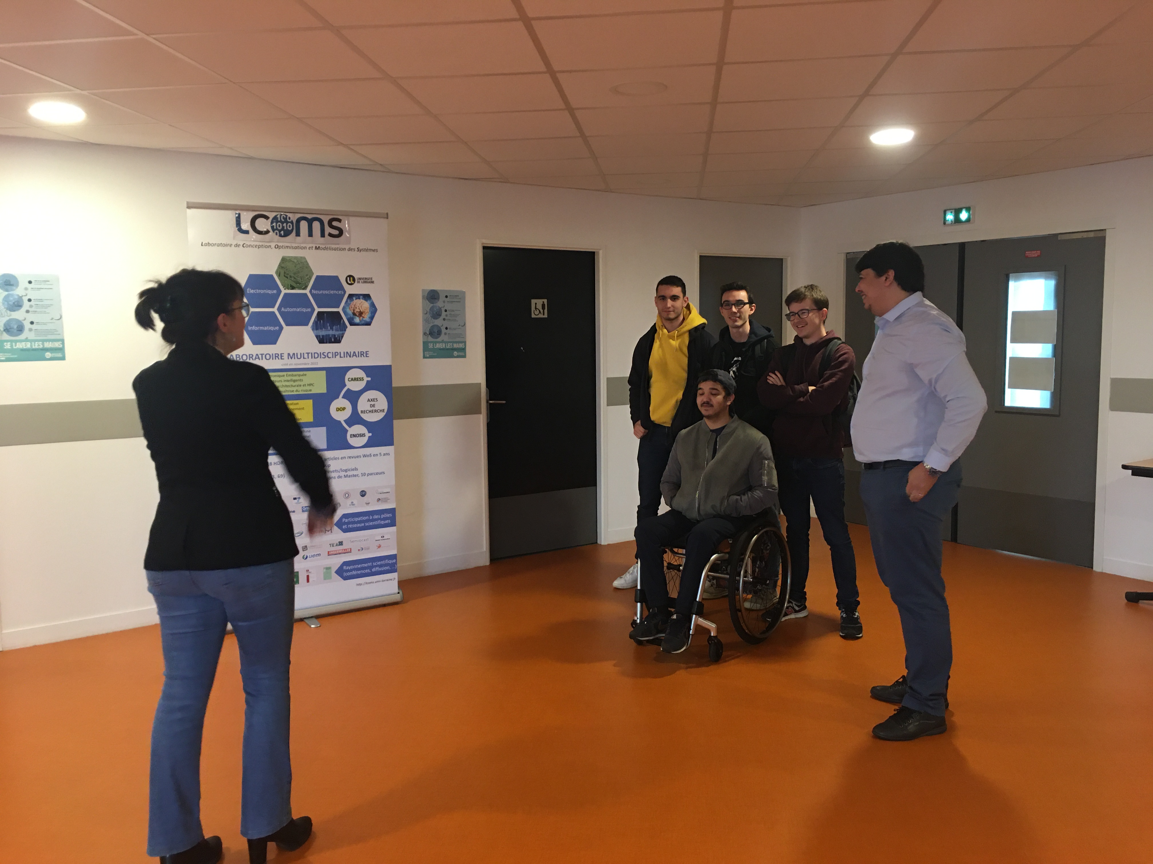 Visite du LCOMS