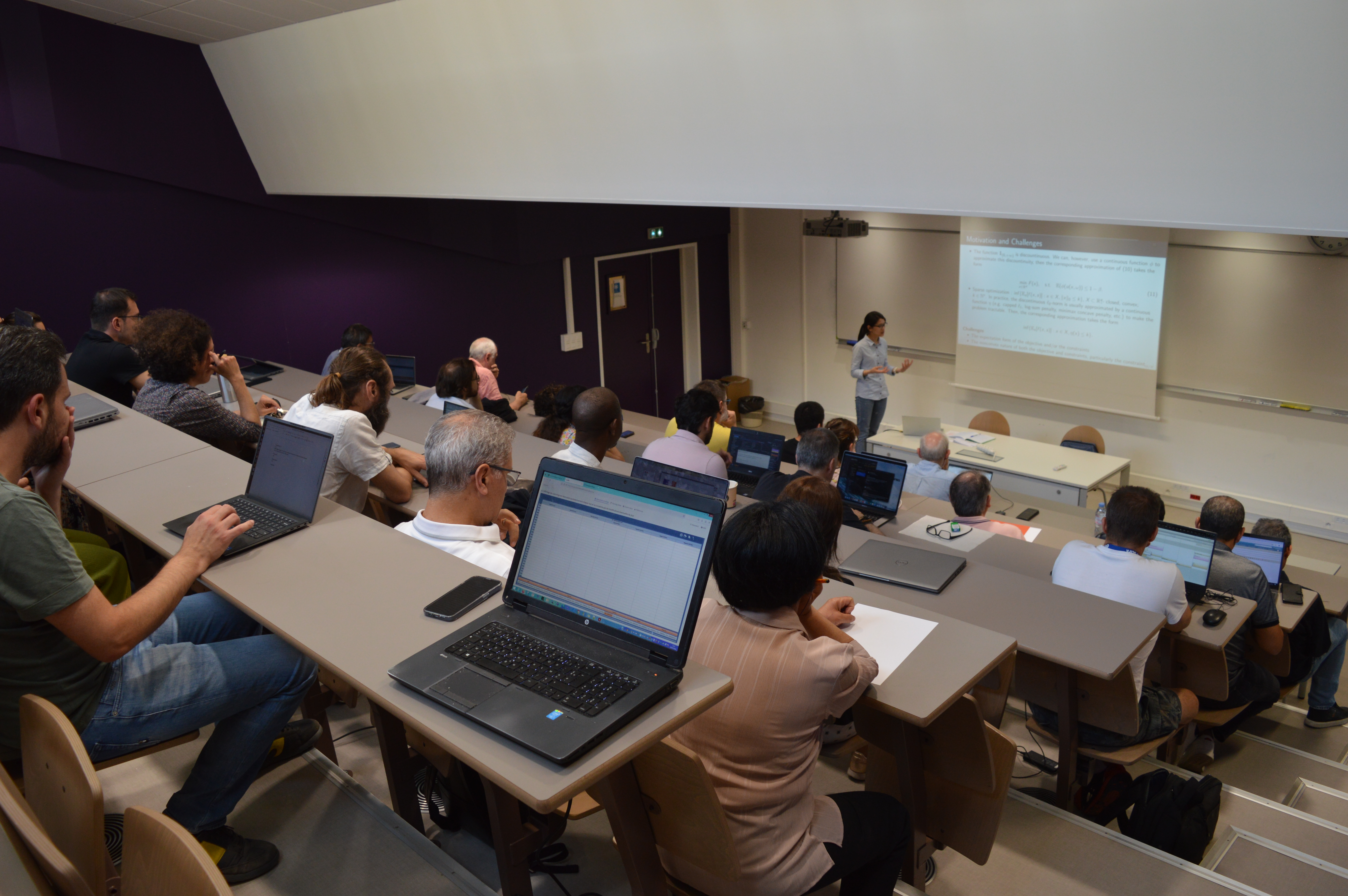Membres du LCOMS participants à la journée