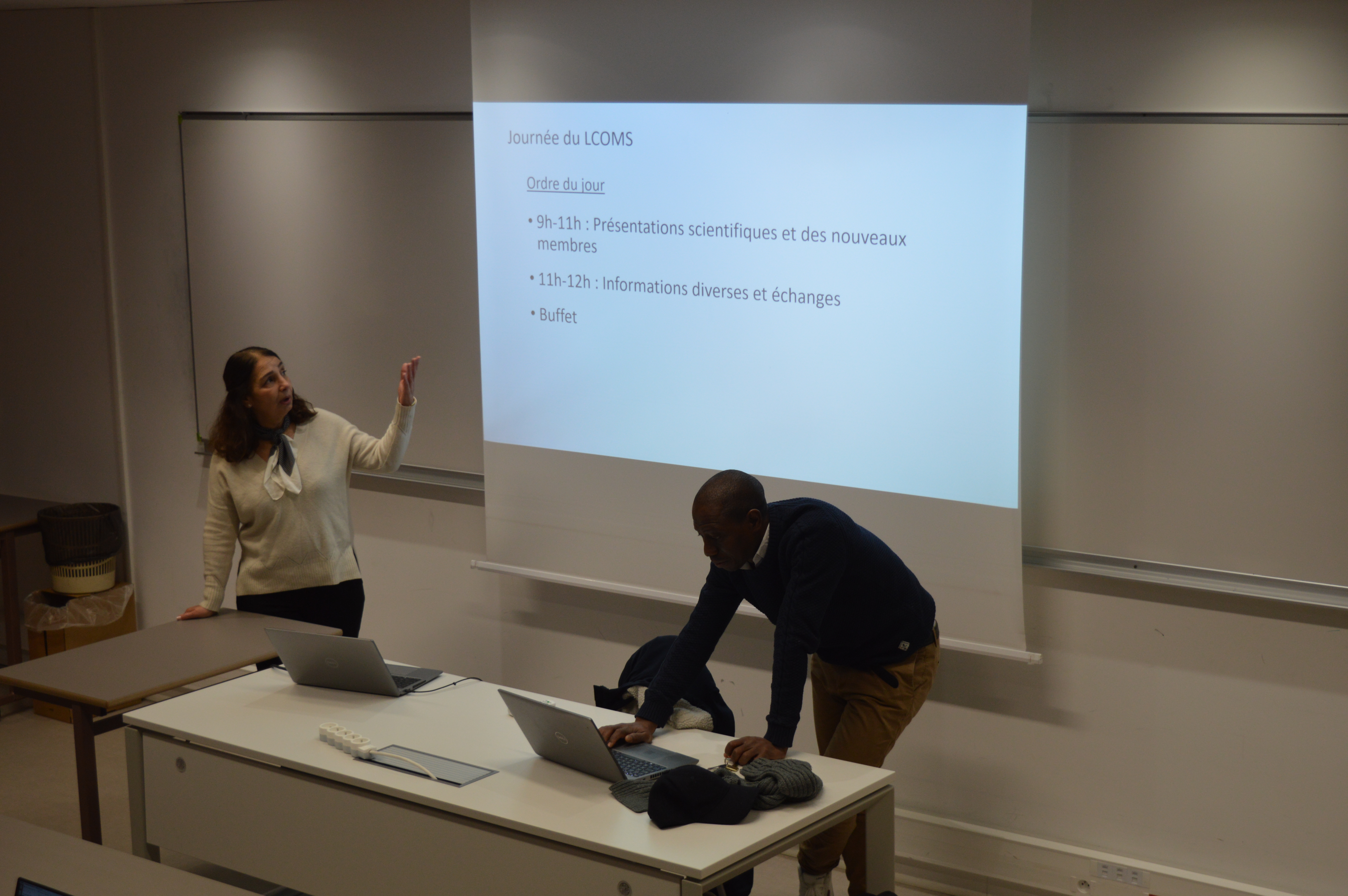 Introduction de Mme SIADAT, directrice du LCOMS