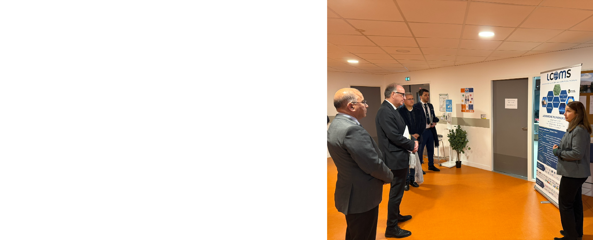 Visite de M. Le recteur