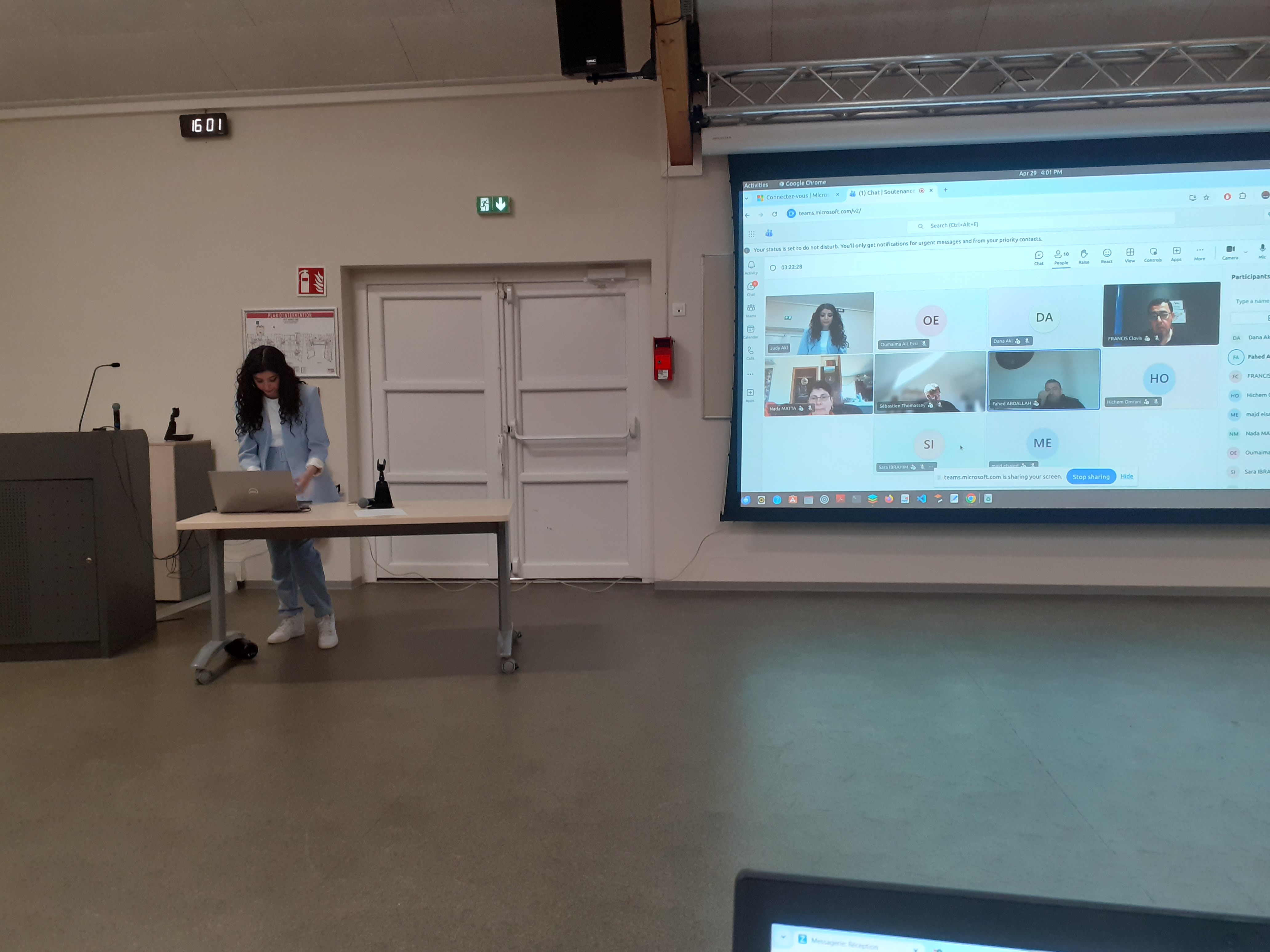 Dr Judy AKL pendant sa présentation