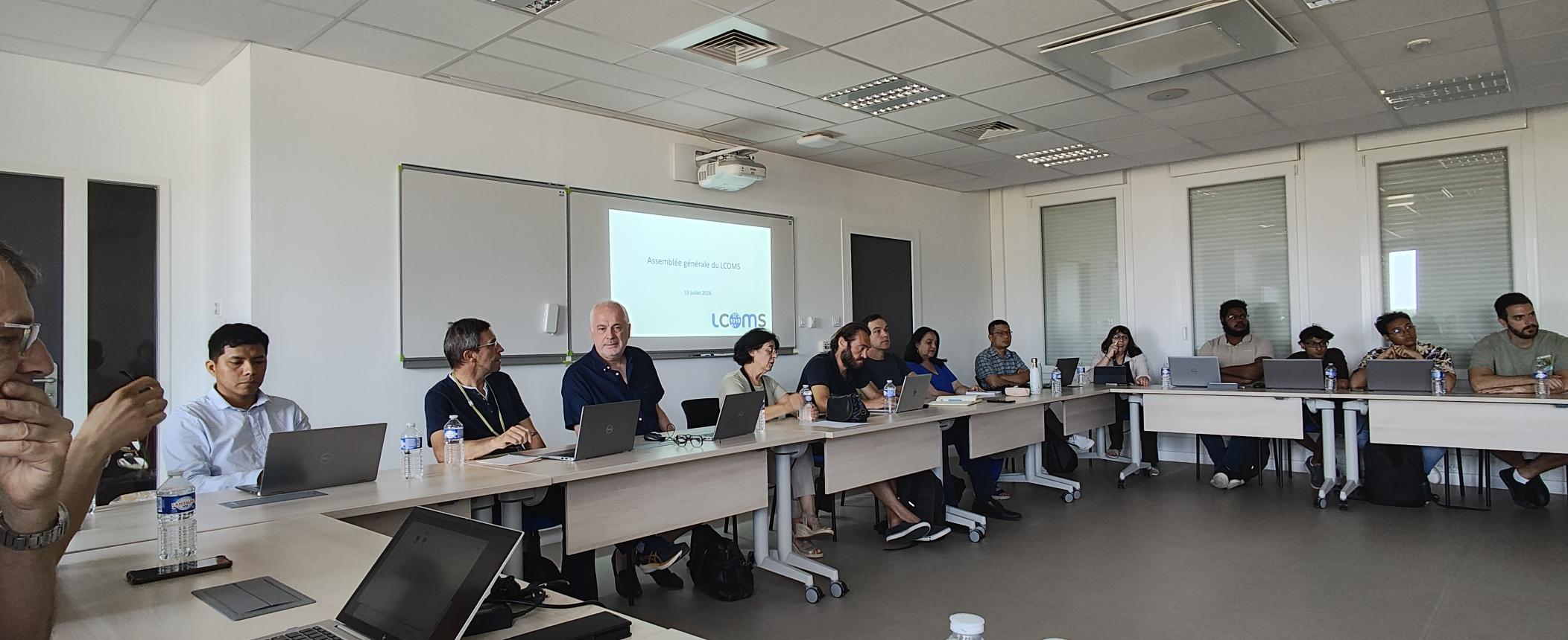 Diapositive d'introduction du support de présentation