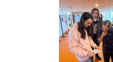 Visite des locaux du LCOMS par les étudiants en informatique